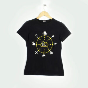 T-shirt BIM noir et jaune