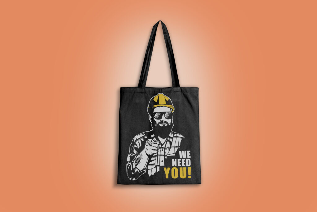 Tote bag we need you